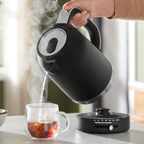 KitchenAid 1.7L Electric Kettle, Temp Control KEK1701, Cast Iron Black - Image 3
