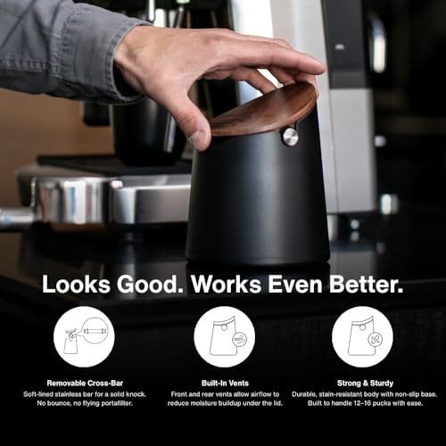 CREMA Arc Knock Box, Black Base & Black Lid - Image 4