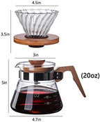 DUEBEL Cold Brew Coffee Maker Glass Jar with Handle, Glass Pitcher with Removable Stainless Steel Filter 1.7L (47.5OZ) (K-M101) - Image 2