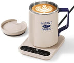 MIKMOK Electric Coffee Mug, Beverage Warmer 400ml, 300W Water Rapid Boiler by Unknown