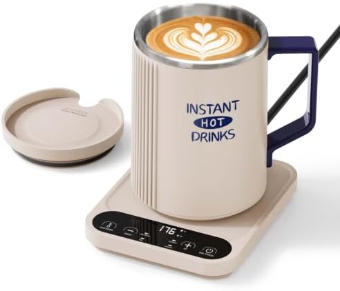 MIKMOK Electric Coffee Mug, Beverage Warmer 400ml, 300W Water Rapid Boiler by Unknown