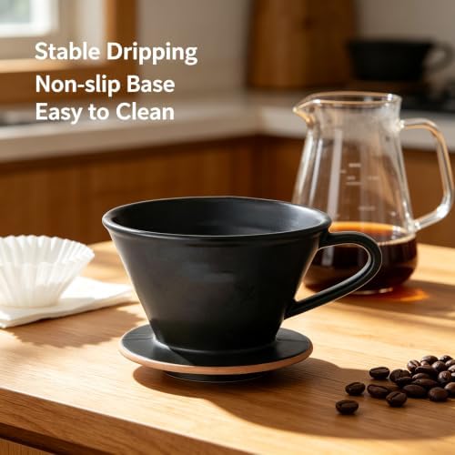 Coffee Dripper Mino Ware,High Heat Retention,Ceramic - Image 3