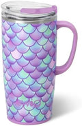 Swig Life 22oz Insulated Travel Mug with Handle & Lid, Mermaid by SwigLife