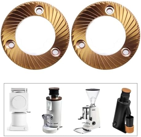 B Baosity 2x 64mm Flat Burrs Espresso Machine Parts Replacement Professional Manual Coffee Mill Burrs Espresso Grinding Burr for DF64 DF64P - Image 3