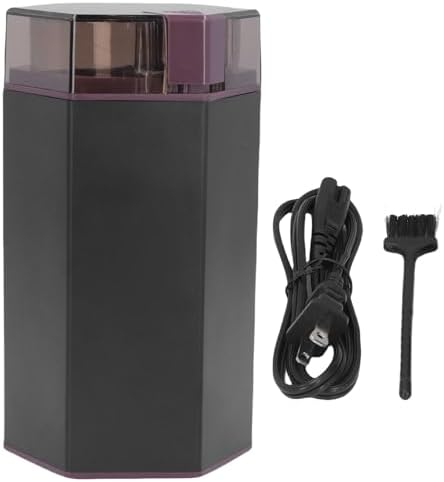 Zerodis Electric Coffee Grinder Stainless Steel Cup Coffee Bean Grinder 150W 30000RPM with Transparent Lid and Cleaning Brush for Home Office Travel Use - Image 6