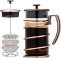 OVENTE French Press Coffee Maker 34oz with 4 Filters System, Copper FSW34C by OVENTE