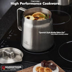 WAGENSTEIGER Stainless Steel Classic Tea Kettle 2.1 Quarts / 2 Liters, Multi-purpose Cooking Pot, Mini Milk Pan, Butter Warmer, On-the-go Saucepan, Ramen Pot, Stovetop Metal Tea/Coffee Pot (606) - Image 2