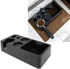 Espresso Coffee Tamping Station Knock Box, Multifunctional Coffee Filter Tamper Holder Portafilter Stand for Home Kitchen Cafe Bar, Sturdy ABS Plastic Coffee Tamper Station Base - Image 3