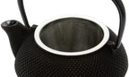 Iwachu 10-Ounce Japanese Iron Hobnail Tetsubin Teapot, Small, Black - Image 3