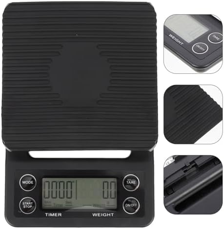 ARTIBETTER Multifunctional Kitchen Scale Digital Coffee Scale with Timer High Precision Backlit LCD Display Flat Design Stable Base for Brewing and Cooking - Image 4