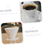 Holibanna Ceramic Coffee Filter Cup, Retro Four-leg Style Hand Pour Dripper - Image 5