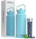Infusion Pro Fruit Infuser Water Bottle, 32 oz Stainless Steel by InfusionPro