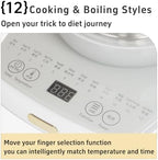Health Pot Electric Kettle with Infuser，Smart Fruit Hot Tea Maker, Temperature Control and Tea Keep Warm, 12 Functional Procedures, 1.8 Liters of Capacity - Image 4