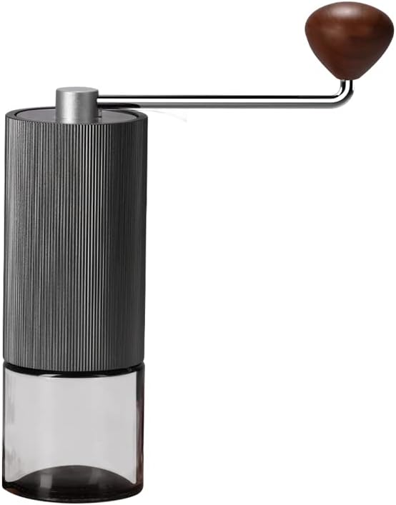 Hero Manual Coffee Grinder with CNC Stainless Steel Conical Burr - Internal Adjustable Setting,Double Bearing Positioning,French Press Coffee for Hand Grinder Gift BULEA(black) by BULEA