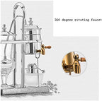 JITEM Cafetera Belgium Luxury Royal Family Balance Syphon Coffee Maker Siphon Brewer Elegant Design Retro Style with U Handle Glass Siphon Pot for Coffee or Tea - Image 6
