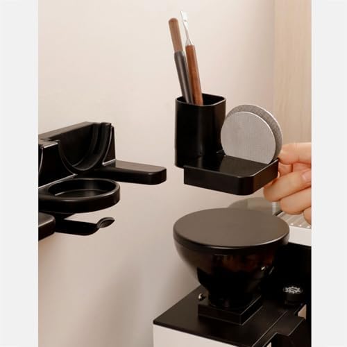 Portafilter Wall Mount Rack Coffee Station Organizers Wall Shelves Espresso Tools Tamper Holder Rack Adhesive Shelf - Image 5