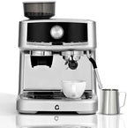 Takywep 20 Bar Espresso Machine with Built-in Grinder, Stainless Steel Coffee Maker with Milk Frother Steam Wand, 1.5L Removable Water Tank, Adjustable Shot Volume for Home & Office by HOME