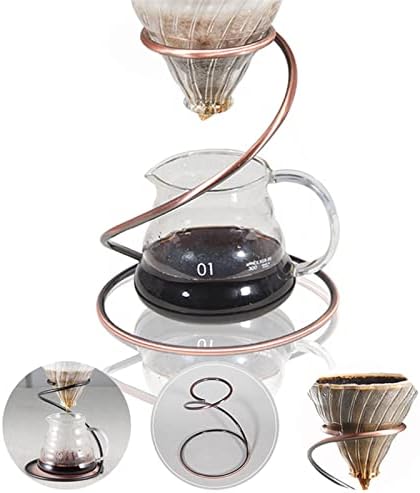 Coffee Filters Serpentine Coffee Metal Filter Frame Holder Reusable Dripper Stand Household Drip Appliance - Image 3