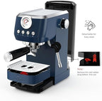 MAttinata 1663L Espresso Machine 20 Bar, 10mm Steam Wand for Milk Frother - Image 5