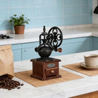 Ciieeo Manual Hand Crank Coffee Grinder Burr Mill for Beans Vintage Style Small Portable Easy to Clean for Home Office Travel - Image 6