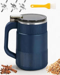 Electric Grain Mill Grinder 500G, 304 Stainless Steel Flour Mill Grinder for Home Use for Dry Grains Spices Coffee Corn Pepper, Ultrafine Grain Household Flour Mill, Kitchen by Phaniteces