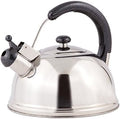 Creative Home 2.7 Qt 304 Stainless Steel Whistling Tea Kettle │ Polished Dome-Style Water Boiler with Heat-Resistant Cobra Handle and Loud Steam Signal │ Stylish Stove-Top Accessory and Gift by CreativeHome