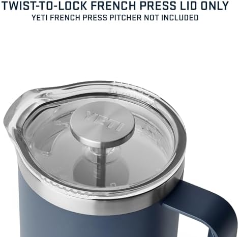 YETI Rambler Twist-To-Lock French Press Accessory Lid with GroundsControl Filter (Lid Only) - Image 4