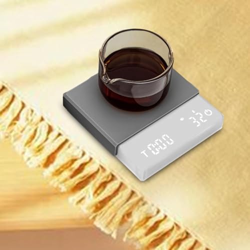 Kitchen Coffee Scale Barista Tool Lightweight High Accuracy Professional with Timer Digital Coffee Scale for Kitchen Home, White - Image 5