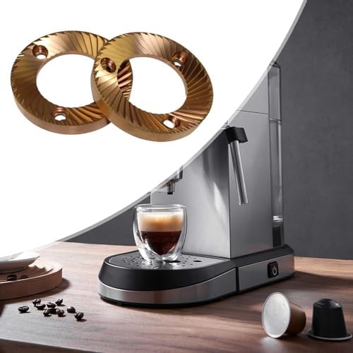 B Baosity 2x 64mm Flat Burrs Espresso Machine Parts Replacement Professional Manual Coffee Mill Burrs Espresso Grinding Burr for DF64 DF64P - Image 2