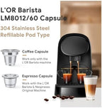 Refillable Reusable Capsule Compatible With LM8014 / 60 L'Or Barista Capsule Espresso Coffee Maker Stainless Steel Filter Pod(1pc 1small) - Image 5