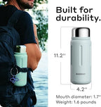 BOBBER 46 oz Stainless Steel Thermo Flask with Removable Tea Infuser & Cup – Keeps Hot 45 Hours, Cold 65 Hours – BPA-Free, Dishwasher Safe Water Bottle for Outdoor, Work, Home (Light Blue) - Image 6