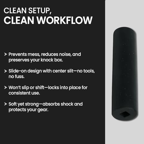 Rattleware Rubber Replacement Knock Box Bar Cover - Durable & Easy-to-Install Espresso Waste Solution, Fits Select Models with Welded Bars, High-Quality Design (6.25") (Pack of 2) - Image 2