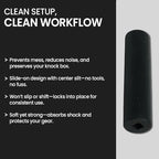 Rattleware Rubber Replacement Knock Box Bar Cover - Durable & Easy-to-Install Espresso Waste Solution, Fits Select Models with Welded Bars, High-Quality Design (6.25") (Pack of 2) - Image 2