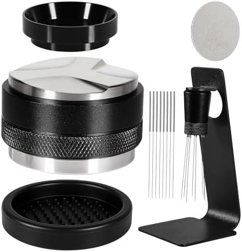 Espresso Accessories Kit 53.5mm, Coffee Distributor and Tamper Leveler by BZONE