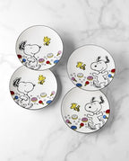 Lenox Chef Snoopy 4-Piece Accent Plates, Appetizer Plate Set for 4 - Image 2