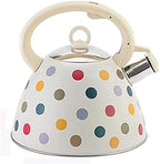 Stovetop Teapot For Home And Restaurant 3L Home Whistling Kettle Stainless Steel Tea Pot With Handle for All Stovetops Gas by Unknown