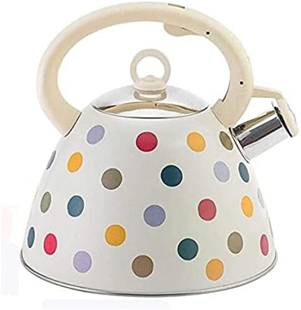 Stovetop Teapot For Home And Restaurant 3L Home Whistling Kettle Stainless Steel Tea Pot With Handle for All Stovetops Gas by Unknown
