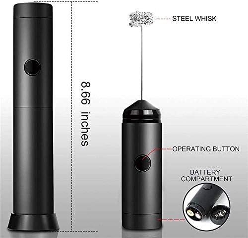 KouRy Kitchen Tools Coffee Milk frother Detachable Hand Blender Egg Beater Handle Stainless Steel Whisk Electric Blender Egg Stirrer Without Battery - Image 7