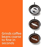 Krups Coffee Grinder, Fast-Touch, 3oz, 85g bean hopper - Easy to Use, One Touch Operation - 200 Watts - Espresso Grinder, Spice Grinder, 2 to 12 cup Coffee Bean Grinder, Silver - Image 3