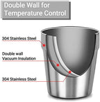 Beasea Stainless Steel Cups 6 oz, 8 Pack Small Bulk Stainless Steel Tumbler Stackable Insulated Mini Cups for Drinking Double Wall Metal Glasses Tin Cups for Home Restaurant Office Party Camping - Image 3