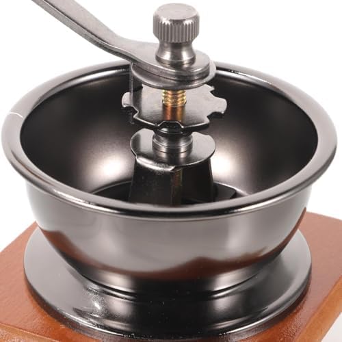 Burr Coffee Grinder Manual Wooden Hand Crank Bar Gift(Trapezoid) - Image 7