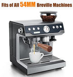 AORESAC 54mm Espresso Portafilter, Bottomless Naked Portafilter Compatible with Breville Barista Express, Pro, Touch, Infuser, Duo-Temp Pro, and 54mm Breville Machines (54MM for Breville) - Image 2