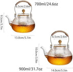 Removable Electric Ceramic Stove teapot Transparent Glass Tea Brewer with Infuser Large Capacity Tea Making Container Tea Kettle Cleanable - Image 2