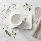 Porcelain Coffee cup and saucer Mugs,5.17 Ounce, Savor Espresso Mugs Cups for Latte, Hot Tea, Cappuccino, Mocha, Cocoa, Mugs Set - Image 6