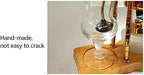 Siphon Coffee Maker Kit, 400ML/13.5Oz Belgian/Belgium Family Balance Syphon Coffee & Tea Brewer Elegant Double Ridged Fulcrum with Tee Handle - Image 7