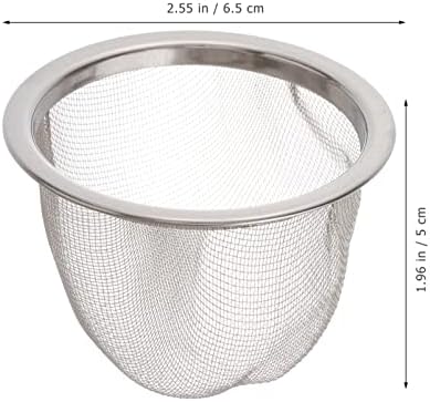 DOITOOL Replacement Teapot Strainer: 8pcs Stainless Steel Teapot Strainers Insert Tea Infuser Loose Tea Strainers for Tea Coffee Maker 6. 5 x 5 cm - Image 2
