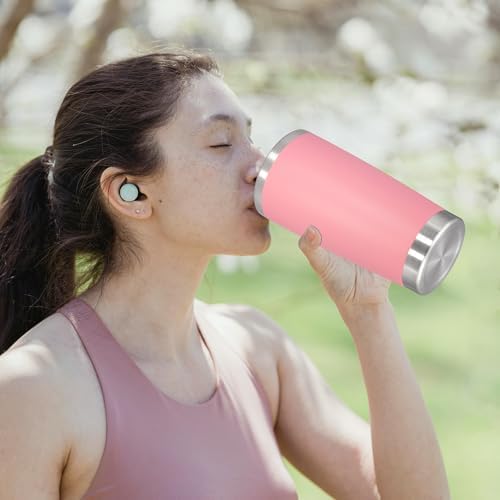 20oz Tumbler Stainless Steel Tumbler Coffee Tumbler with Lid Pink, 4P - Image 2