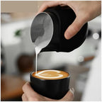 400ml Handleless Milk Frothing Pitcher Steaming Frother Jug With Silicone Sleeves Barista Tools(Pink) - Image 2