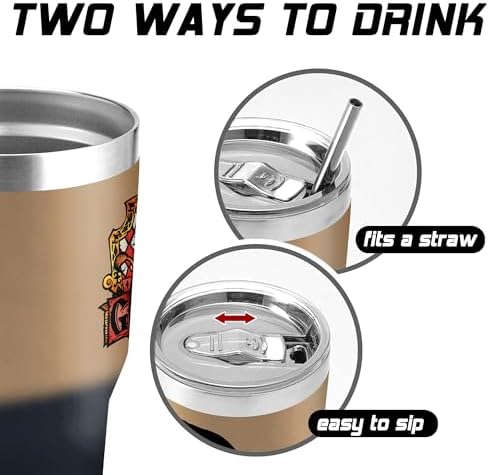 30 Oz Tumbler with Lid and Straw, Travel Coffee Mug Thermal Cups for Hot and Cold Drinks, Exquisite Stainless Steel Insulated Coffee Cup for Woman Girl - Image 3