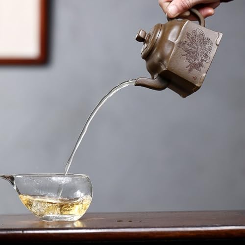 Tea Kettle Original Ore Ancient Wood-Fired Square Changle Teapot Tea Ceremony Kung Fu Tea Set Ceramic Tea Infuser - Image 7